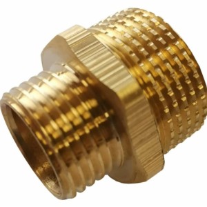 Переход латунный 1/2"х1/4" никелированный